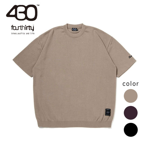 430 fourthirty / S/S RLX KNIT C&S / フォーサーティ クルーネックセーター